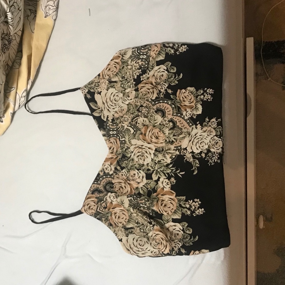 Urban Outfitters Floral Crop Top